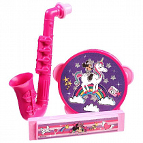 Музыкальные инструменты, набор 3 предмета, Минни Маус, цвет розовый SL-05806,   7883763