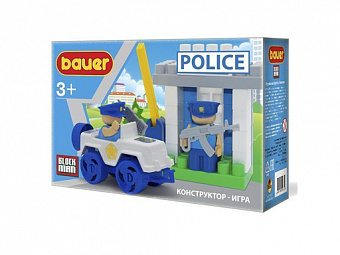 игрушка 628 Конструктор Бауер "Полиция" набор КПП