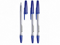 Ручка масляная "Оптима" синий стержень 0,7мм СТАММ РО20