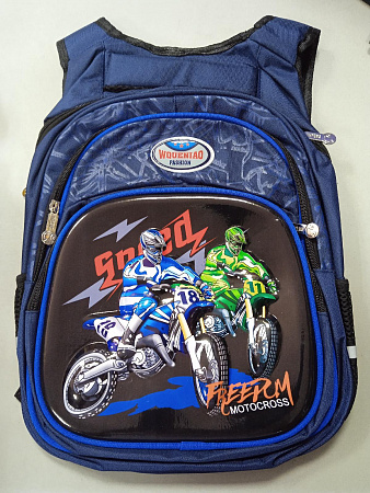 Рюкзак школьный для мальчика арт.6922 мотоциклы