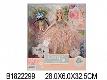 Кукла "Принцесса", в комплекте аксессуары, в/к 28х6х32,5 см
