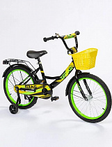 Велосипед двухколесный детский ТМ ZIGZAG, модель CLASSIC, диаметр колеса 18", желтый