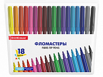 Фломастеры ErichKrause® Basic 18 цветов 53369