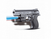 272505 Пистолет (п) с лазер. прицелом, со светом SM729+ в пак. 1B01581 в кор.2*120шт