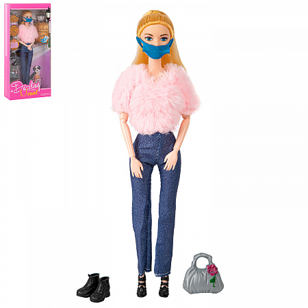 Кукла с маской и аксессуарами, в/к 32,5х16х5 см