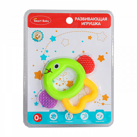 ТМ "Smart Baby" Развивающая игрушка "Рыбка", на блистере 21,5х16,5х4 см