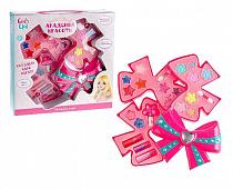 Косметика для детей "Girl's Club" в наборе: тени, губная помада, блеск для губ, лак для ногтей, в/к 