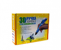 Ручка 3D с трафаретом, LCD дисплей, 220В, регулир. скорость (3D PEN-2/FJ-600D) под ABS и PLA пластик