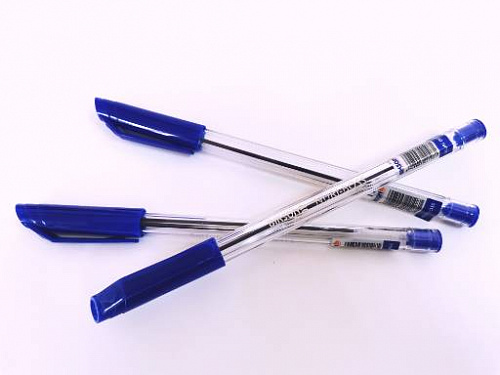 Ручка шариковая, индийская, ТМ "BIKSON" серия "NURI-BOSS", синие чернила арт. IND0001