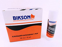 Клей-карандаш канцелярский 36 гр PVP ТМ "Bikson", арт.BN0471