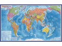 Интерактивная карта Мир политический 1:32М (с ламинацией)101х70 КН040